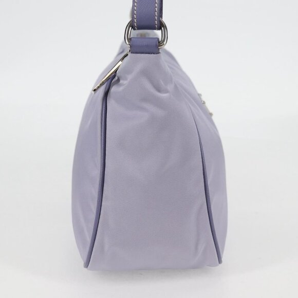 PRADA Shoulder Bag Nylon Purple Silver Auth - Picture 5 of 16